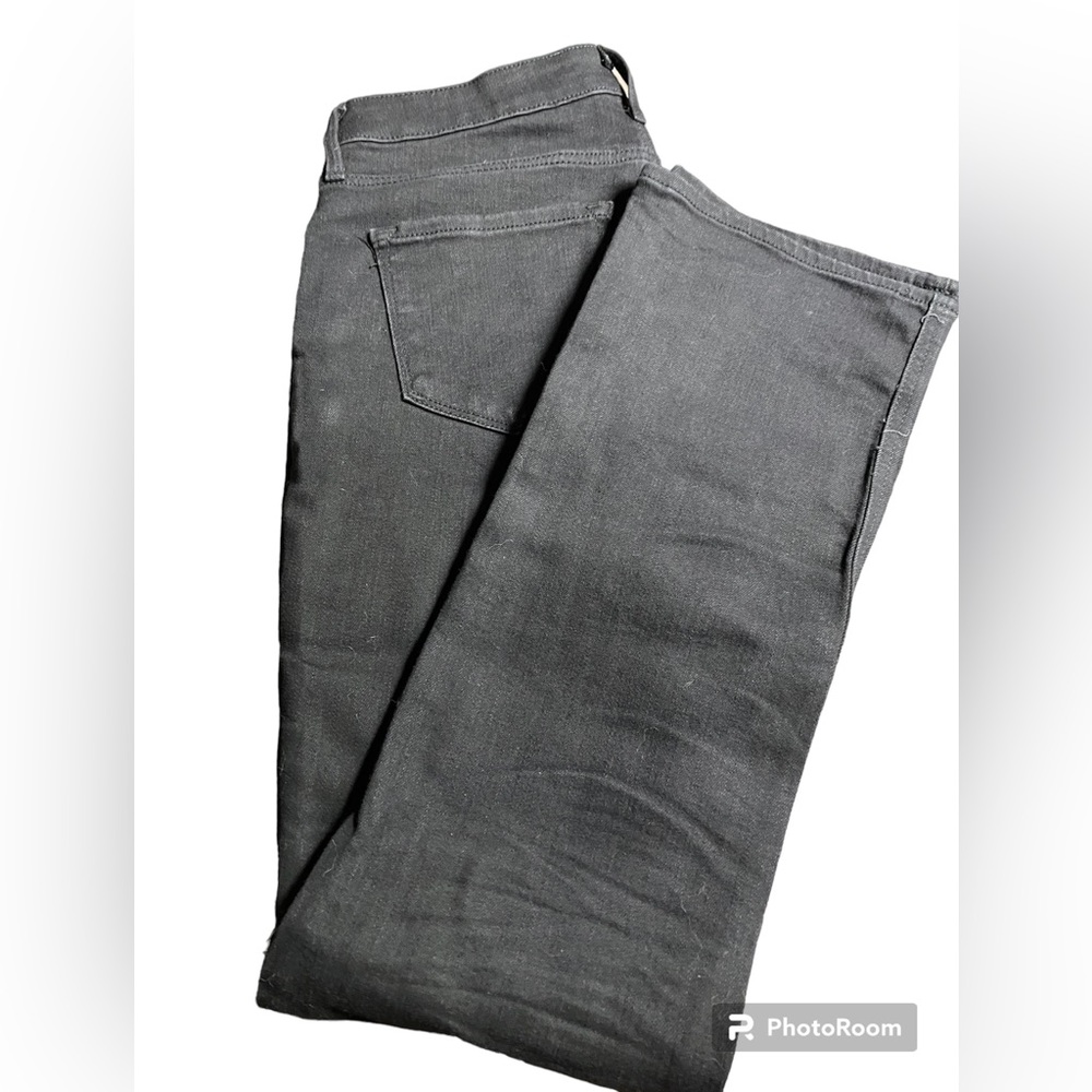 Black bootcut jeans
